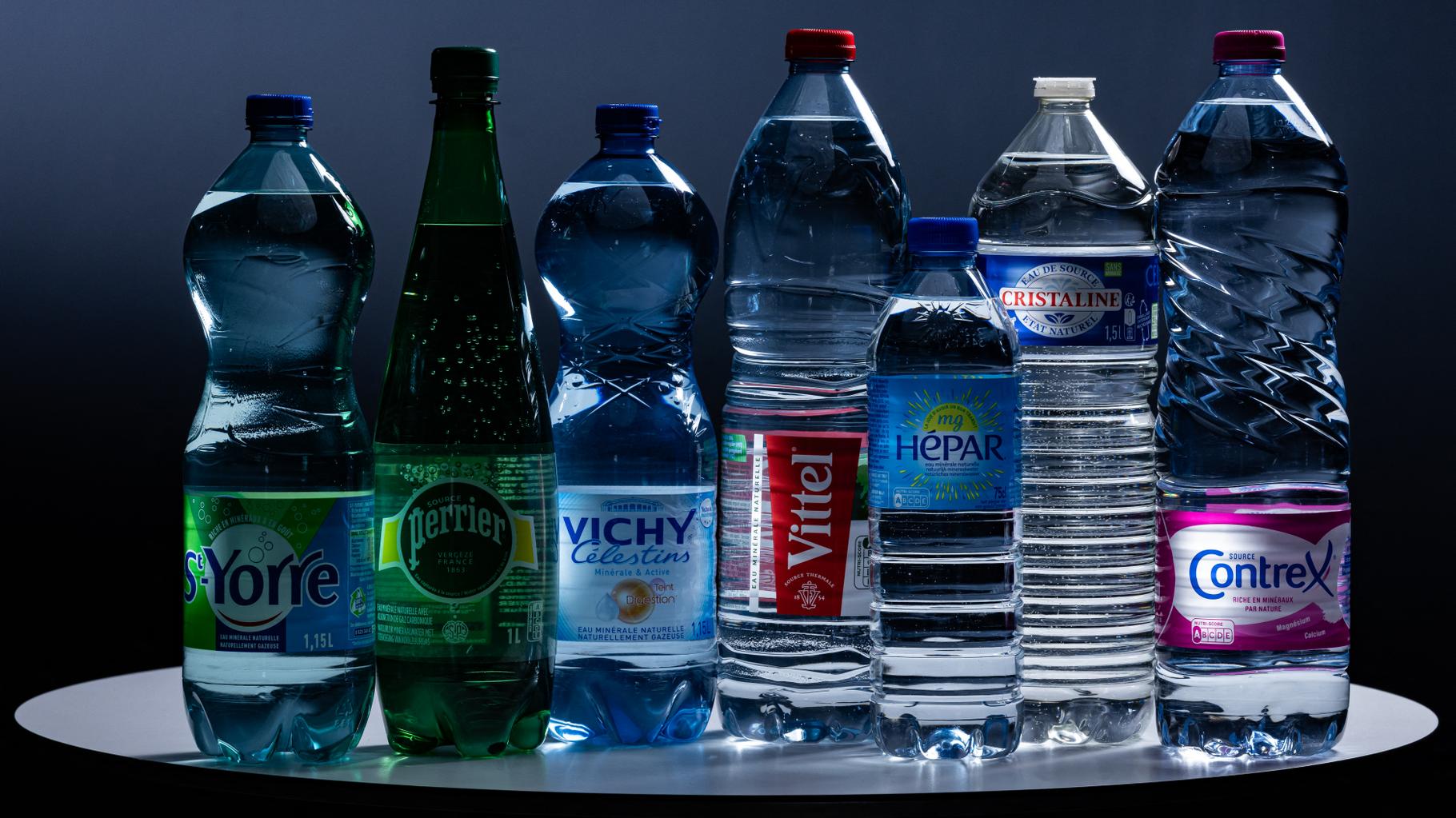 Contrex et Hépar épinglés par Mediapart pour leurs taux « incommensurables » et « nuisibles » de microplastiques