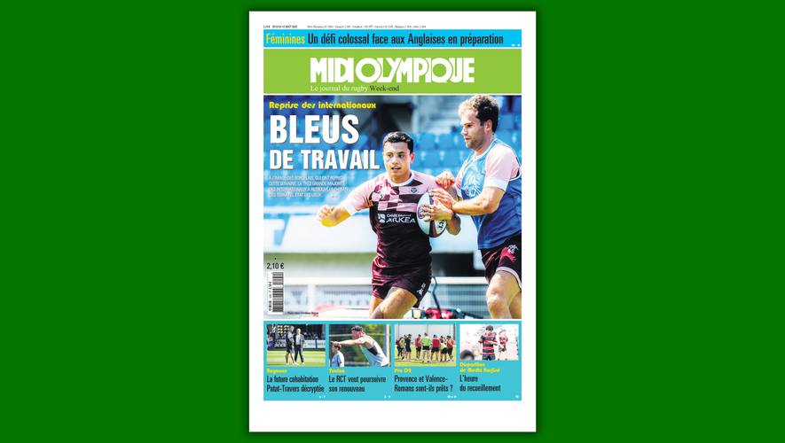 "Bleus de travail" à la Une du Midi Olympique : découvrez votre nouveau numéro