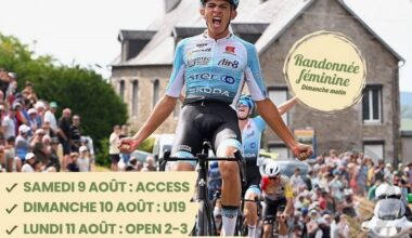 Montpinchon St Laurent 9-12 août 2025 infos de courses cyclistes