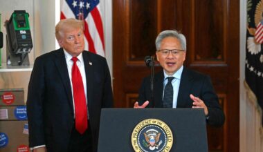 Le prélèvement fédéral de 15 % sur les exportations de Nvidia en Chine, nouveau signe de l’ingérence de Donald Trump dans la vie économique