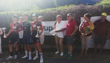 "Nous sommes partis à 3 et arrivés à 3" : un trio de cousins vainqueurs du 66e grand prix cycliste de Biran