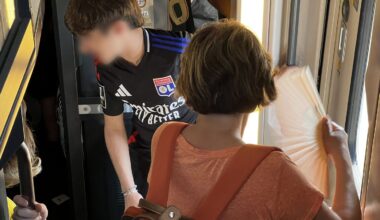 on était à bord d'un TGV sans climatisation en pleine canicule