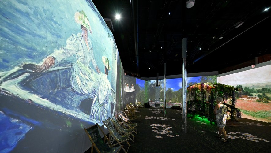 En immersion dans les tableaux de Claude Monet au Bazacle, à Toulouse