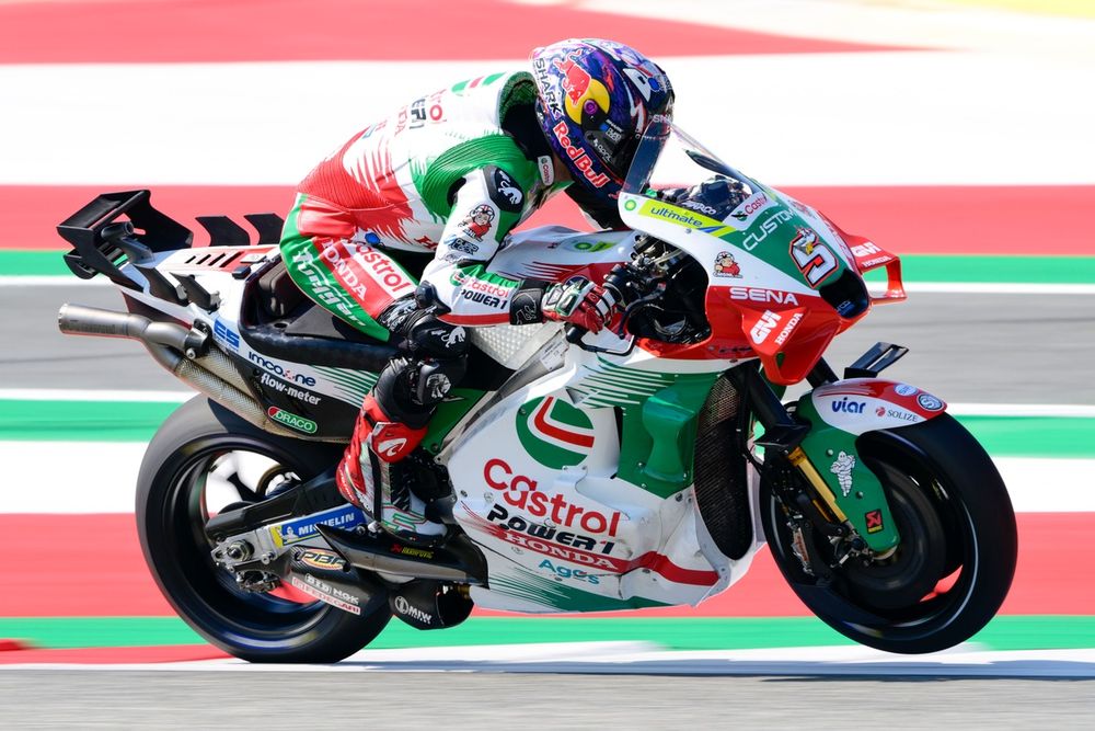 Johann Zarco lors des essais du GP d'Autriche.
