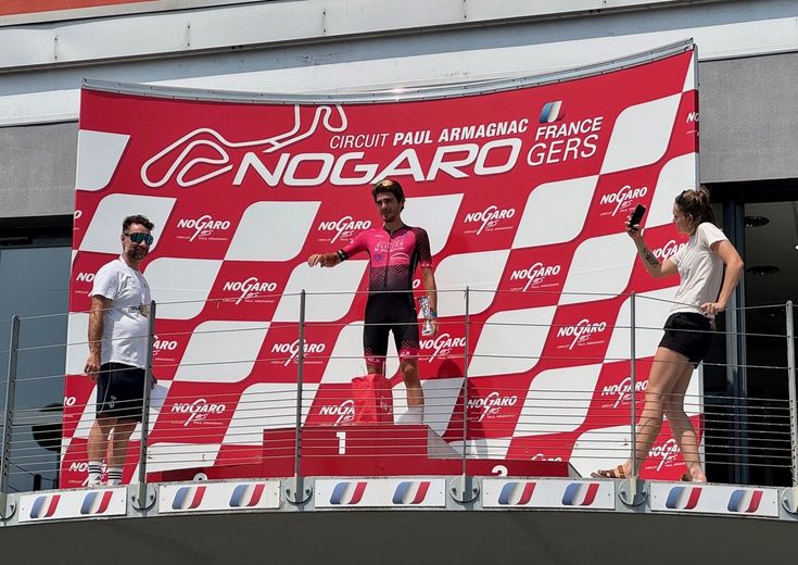 Le podium a clos le rendez-vous sur le circuit.