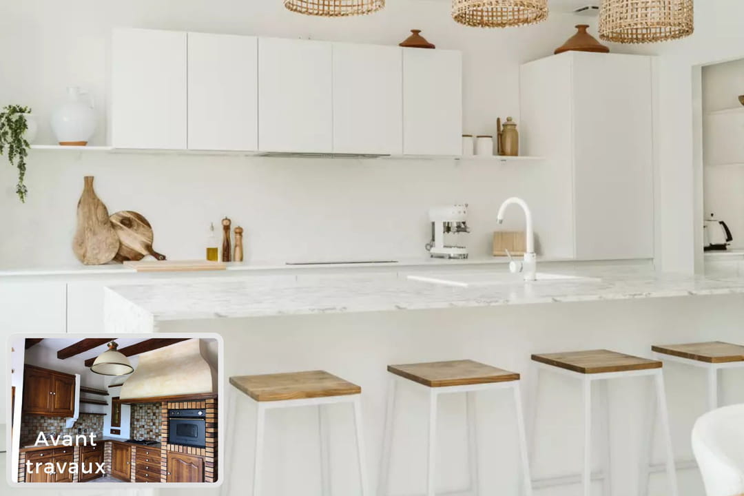 Avant-après : un pavillon daté transformé en paradis blanc design par une Australienne