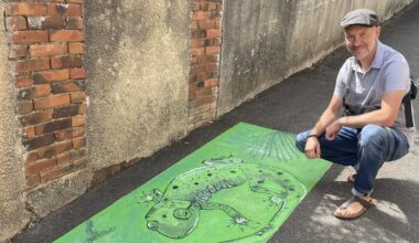 "J’aime transmettre ma passion et mes valeurs" : le street artiste Pandaman colore les murs du Gers