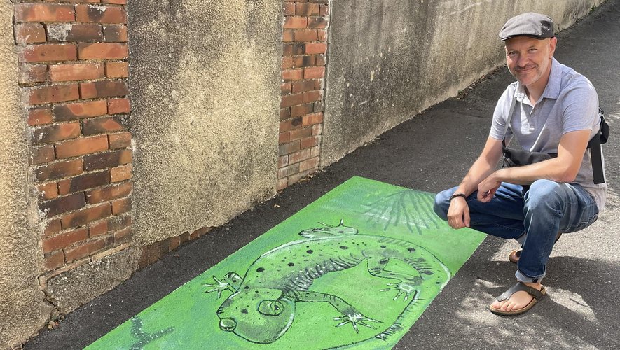 "J’aime transmettre ma passion et mes valeurs" : le street artiste Pandaman colore les murs du Gers