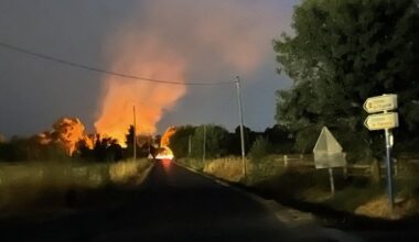Les sapeurs-pompiers de l’Hérault interviennent sur une reprise de feu d’un écobuage aux portes de Montpellier