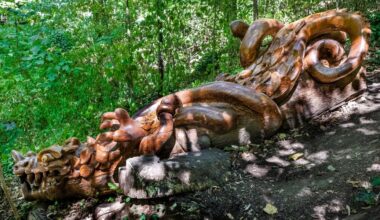 Genève: une sculpture géante risque de finir en rondelles