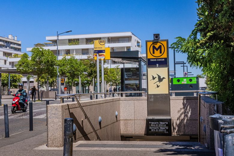 Les oiseaux qui illustrent la station de métro du quartier des Trois Cocus donnent un indice sur l’origine de son nom