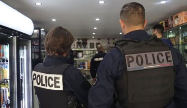 Cigarettes cachées et bonbonnes de protoxyde d’azote découvertes dans une épicerie contrôlée par la police nationale à Montpellier
