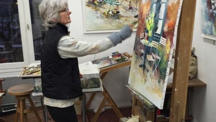 Saint-Antonin-Noble-Val. Sylvie Cosnier en son Esquisse