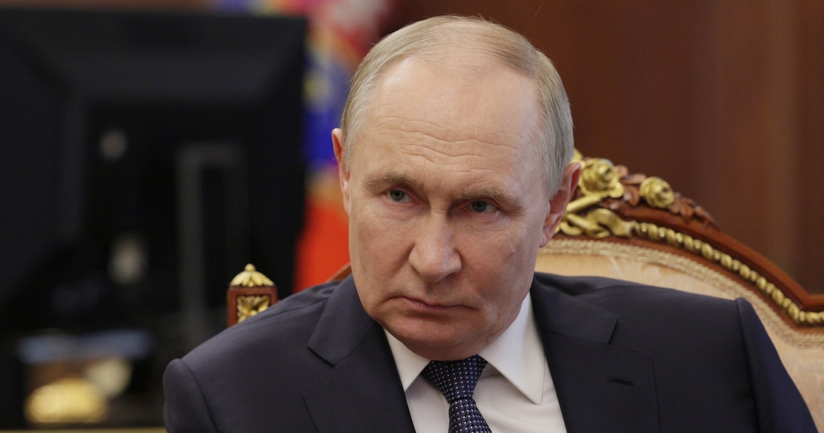 Le président russe Vladimir Poutine à Moscou le 11 juillet 2025.