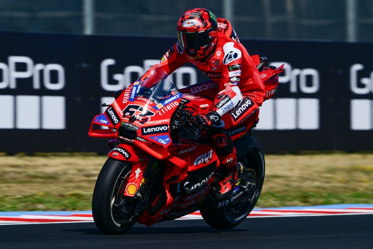 Bagnaia a testé un "gros changement" sur la Ducati lors du sprint