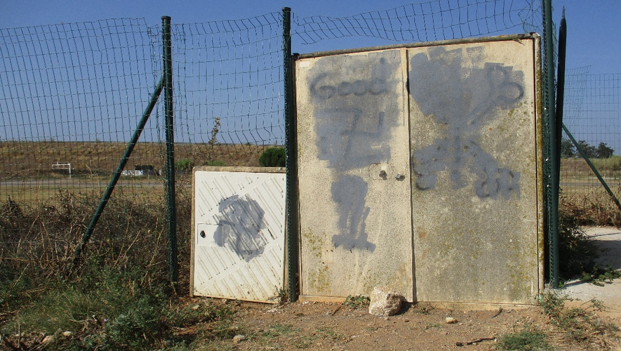Les tags nazis sur l’aire des gens du voyage près de Montpellier ne seraient pas nouveaux