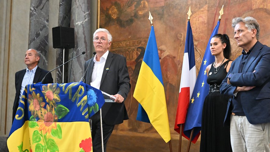"Nos pensées restent en Ukraine" : Toulouse a célébré les 34 ans de l’indépendance de l’Ukraine