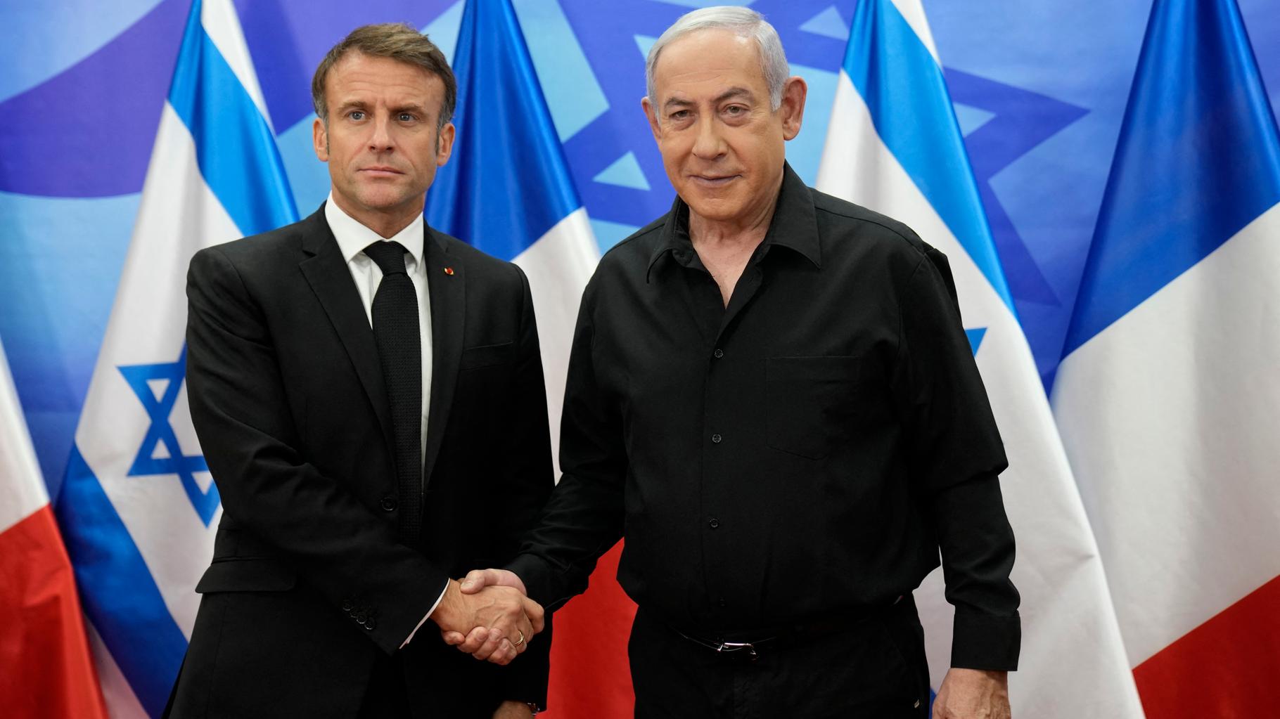 Emmanuel Macron répond sèchement à Benjamin Netanyahu sur l’antisémitisme et Gaza