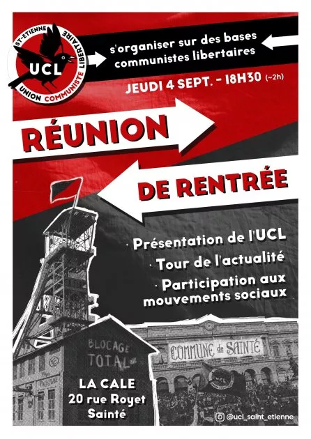 L’UCL de Saint-Étienne fait sa rentrée – 🔴 Info Libertaire