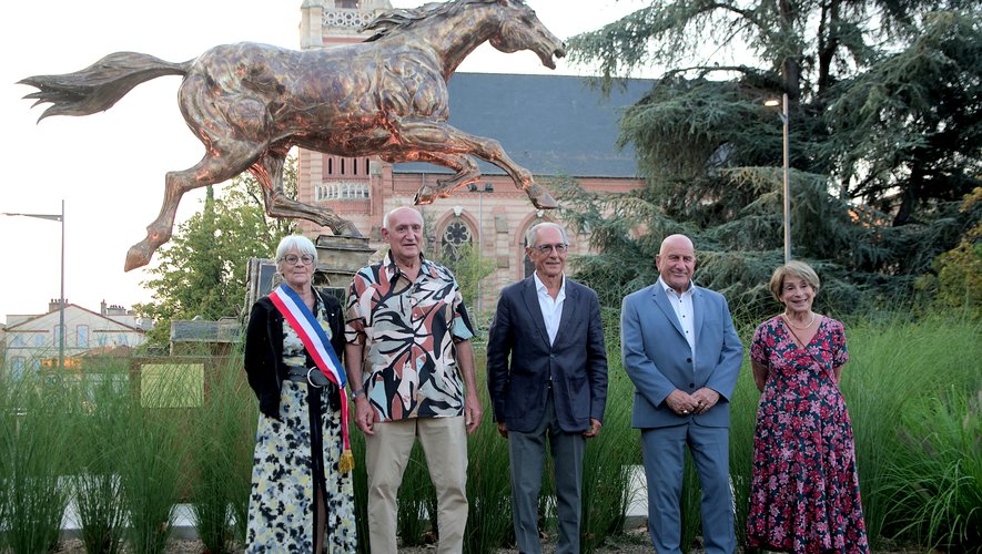 Montauban. Inauguration de la sculpture ‘Ptolémée’