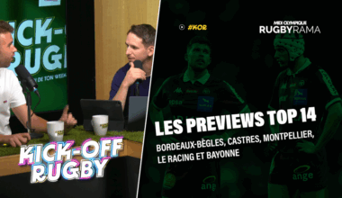 Vidéo. Top 14 – Les previews de Bordeaux-Bègles, Castres, Montpellier, le Racing et Bayonne dans Kick-Off Rugby