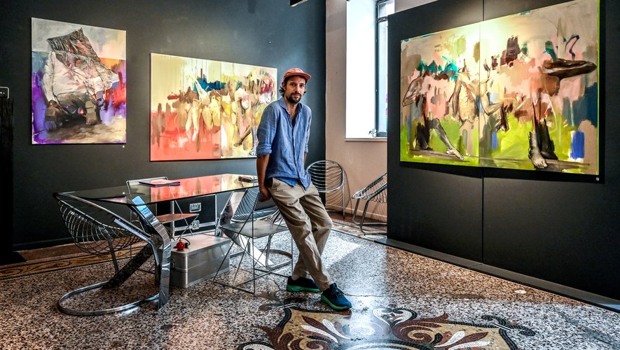 "J’ai un peu plus d’espoir sur le système et les difficultés de la vie" : l’artiste peintre Boris Garanger dévoile ses œuvres récentes créées en résidence à Perpignan