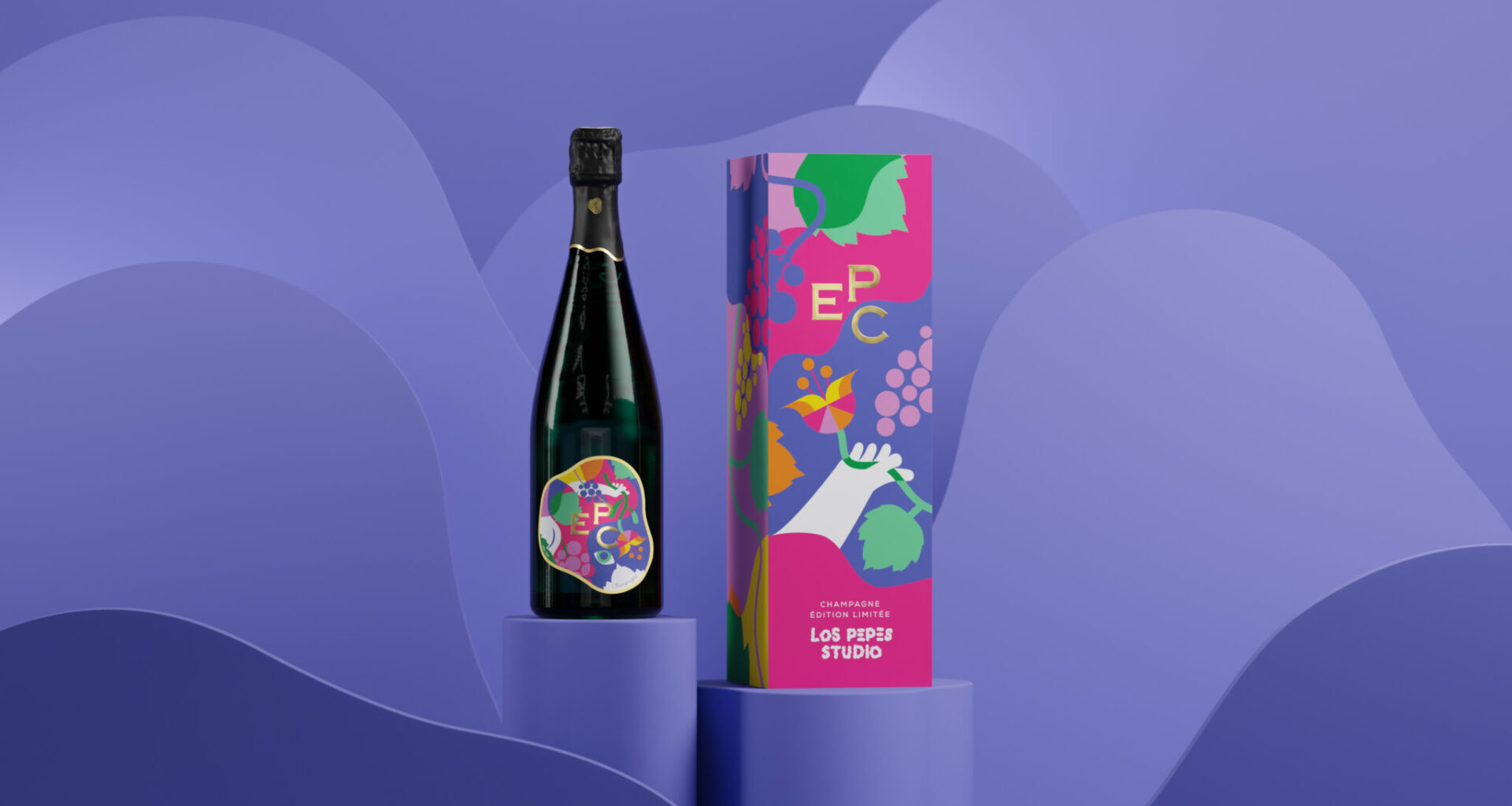 Quand le street art habille le champagne : EPC dévoile sa nouvelle édition limitée avec Los Pepes