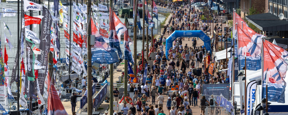 La Solitaire du Figaro Paprec 2025 : le village de Rouen a ouvert ses portes dans la ferveur