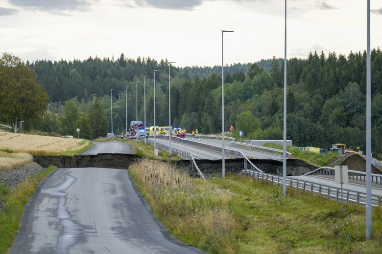 Le trou au milieu de l’autoroute.