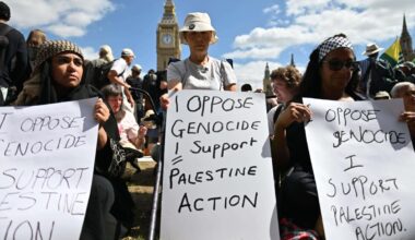 quatre questions sur l’interpellation “massive” de manifestants propalestiniens au Royaume-Uni
