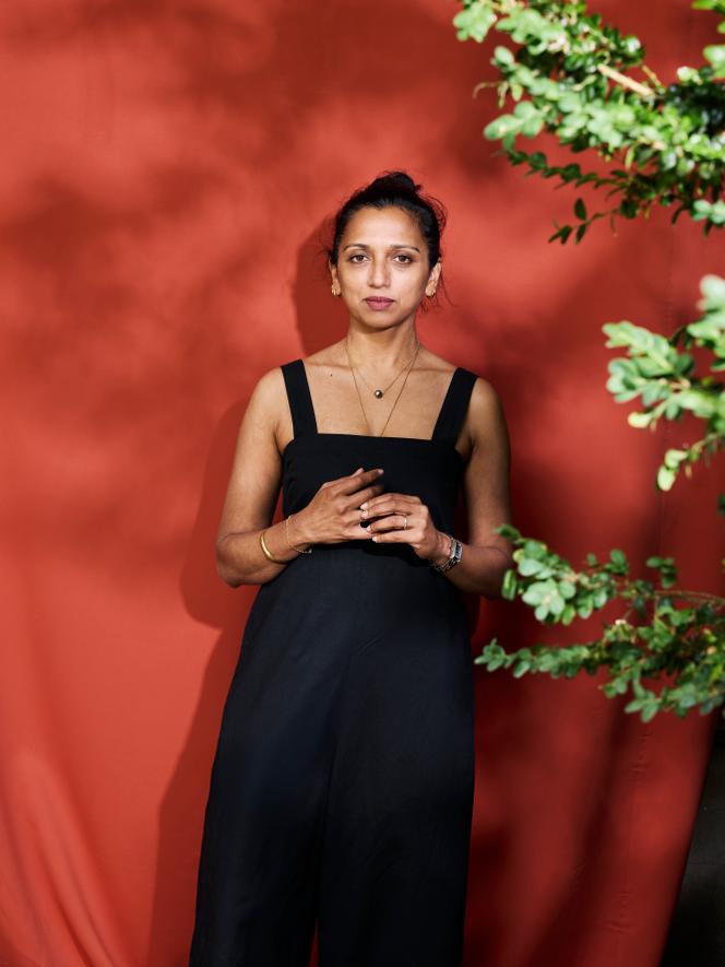 L’écrivaine mauricienne Nathacha Appanah, à Paris, le 15 juillet 2025.