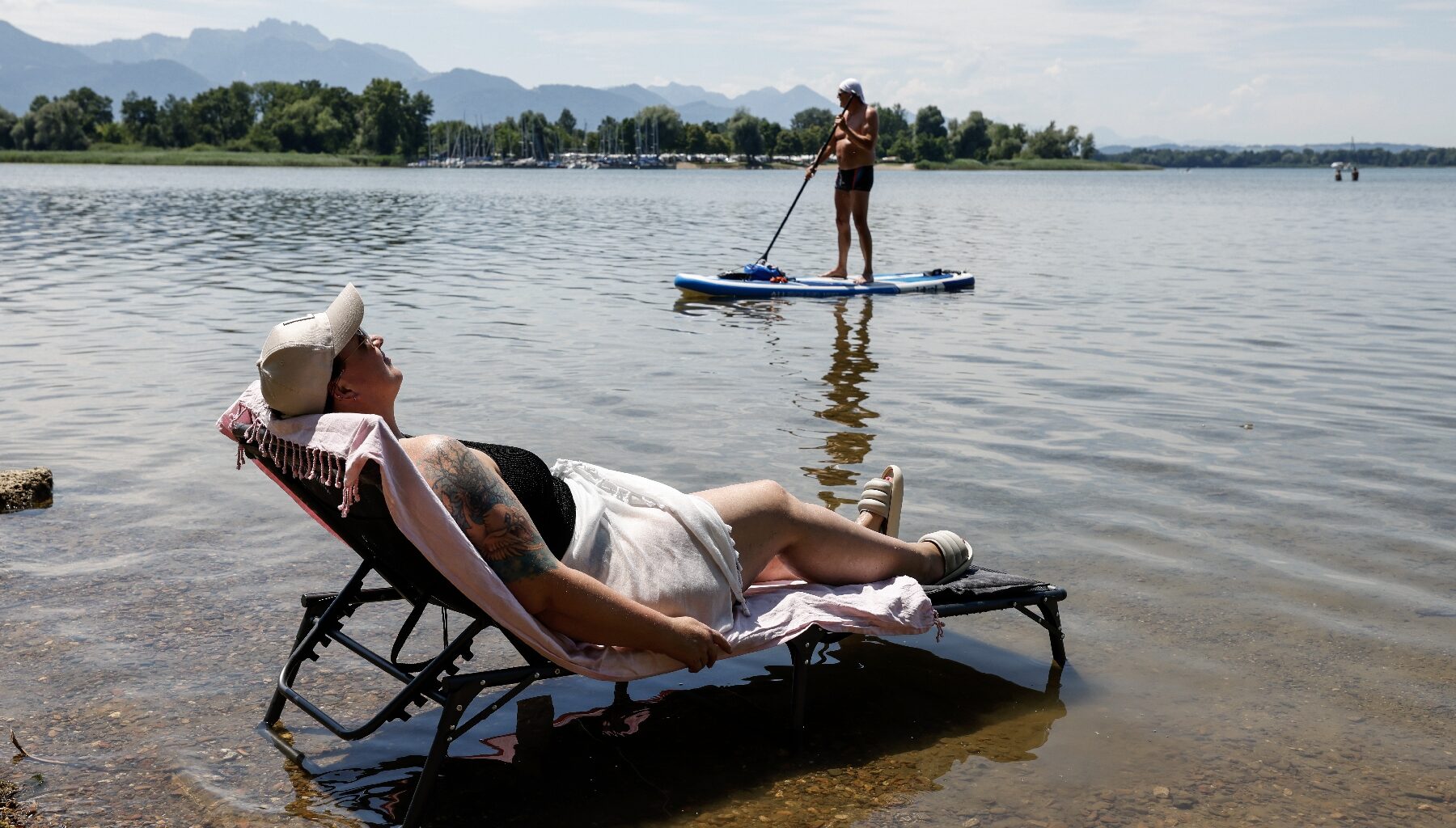 L'Allemagne transpire et se dessèche sous la canicule qui a essoré l'Europe