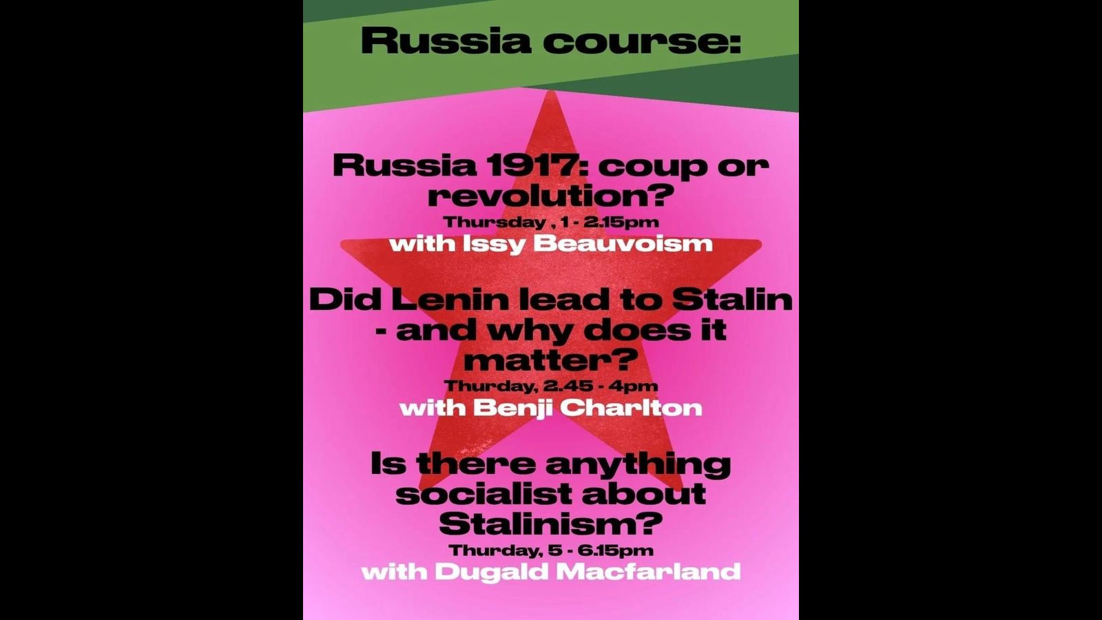 Un provocateur stalinien opère sans opposition lors d’un ‘Cours sur la Russie’ au «Marxisme 2025» du Socialist Workers Party