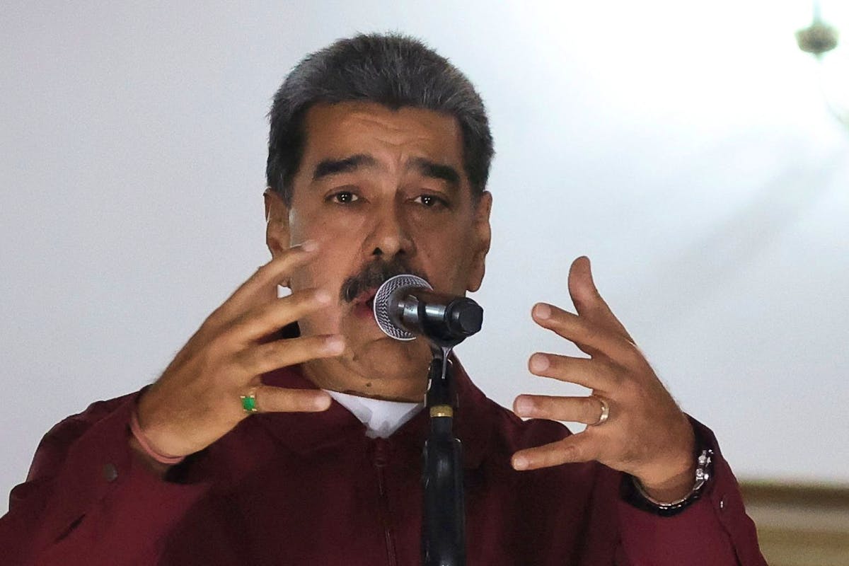 Le président vénézuélien Nicolas Maduro à Caracas, le 28 juillet 2025.