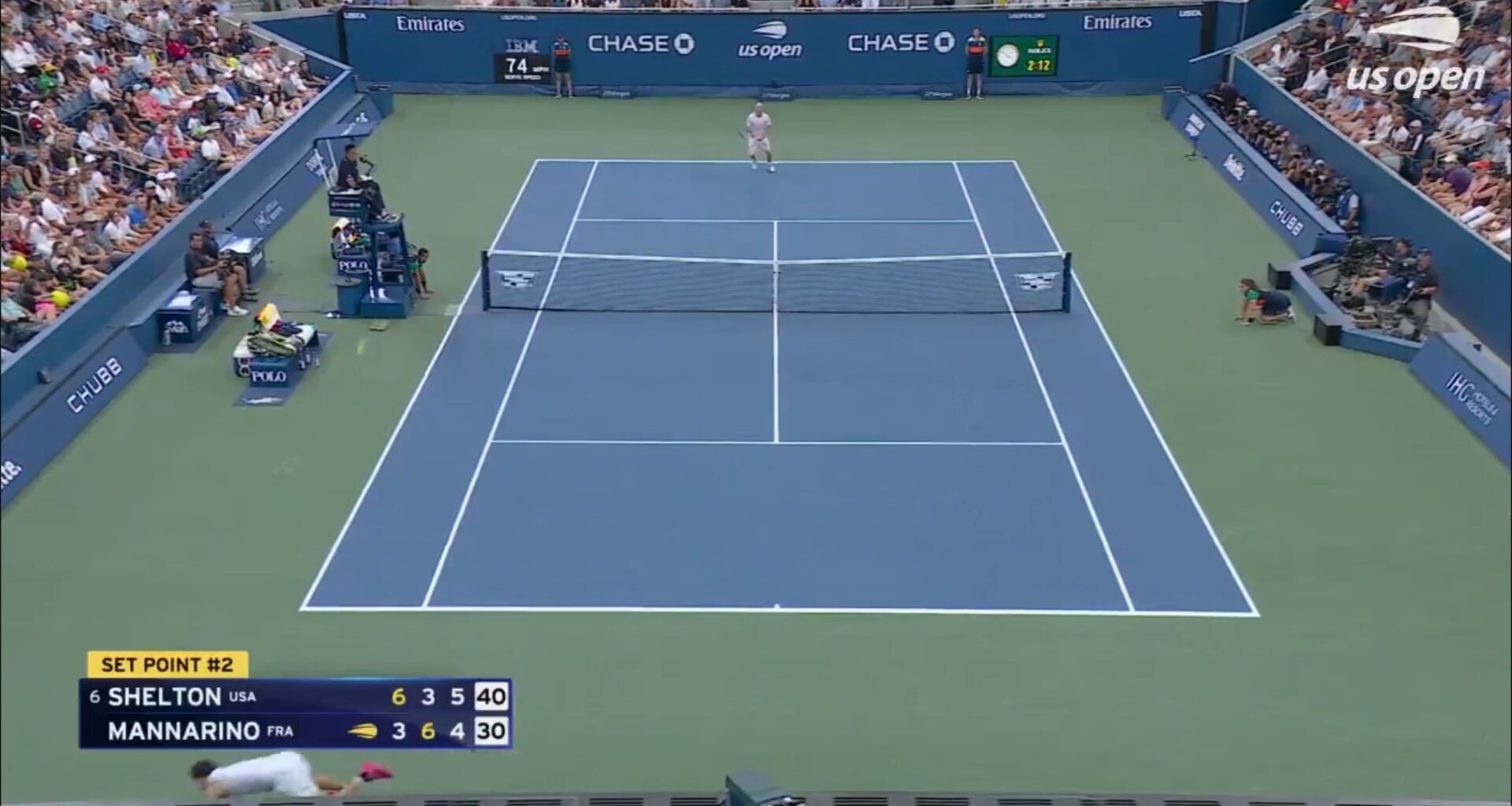 Tennis | Le point irréel entre Adrian Mannarino et Ben Shelton à l'US Open