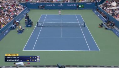 Tennis | Le point irréel entre Adrian Mannarino et Ben Shelton à l'US Open