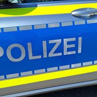 Une voiture de police allemande (illustration)