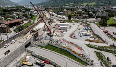 Chantier interconnexion Lyon-Turin, saint-jean-de-maurienne
