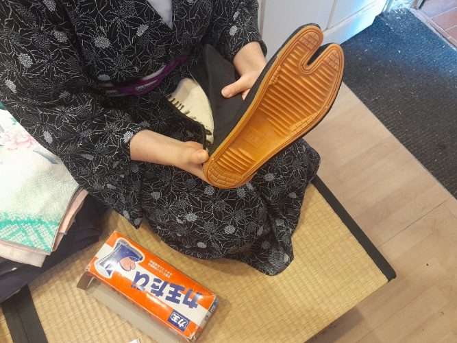chaussure nippone brocante tatami