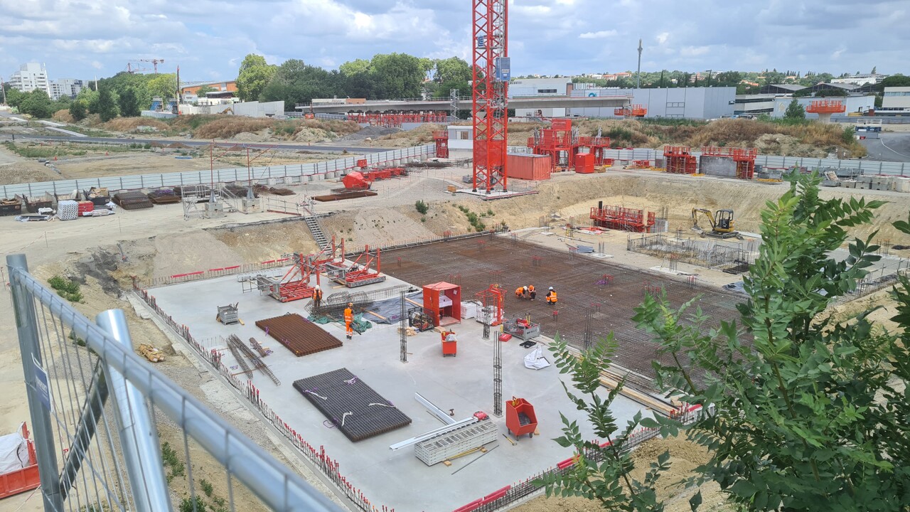 visible depuis le périphérique, cette future tour de 60 mètres va bientôt s'élever