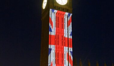 Illuminations pour le 80e anniversaire du Jour de la victoire britannique sur le Japon - Xinhua