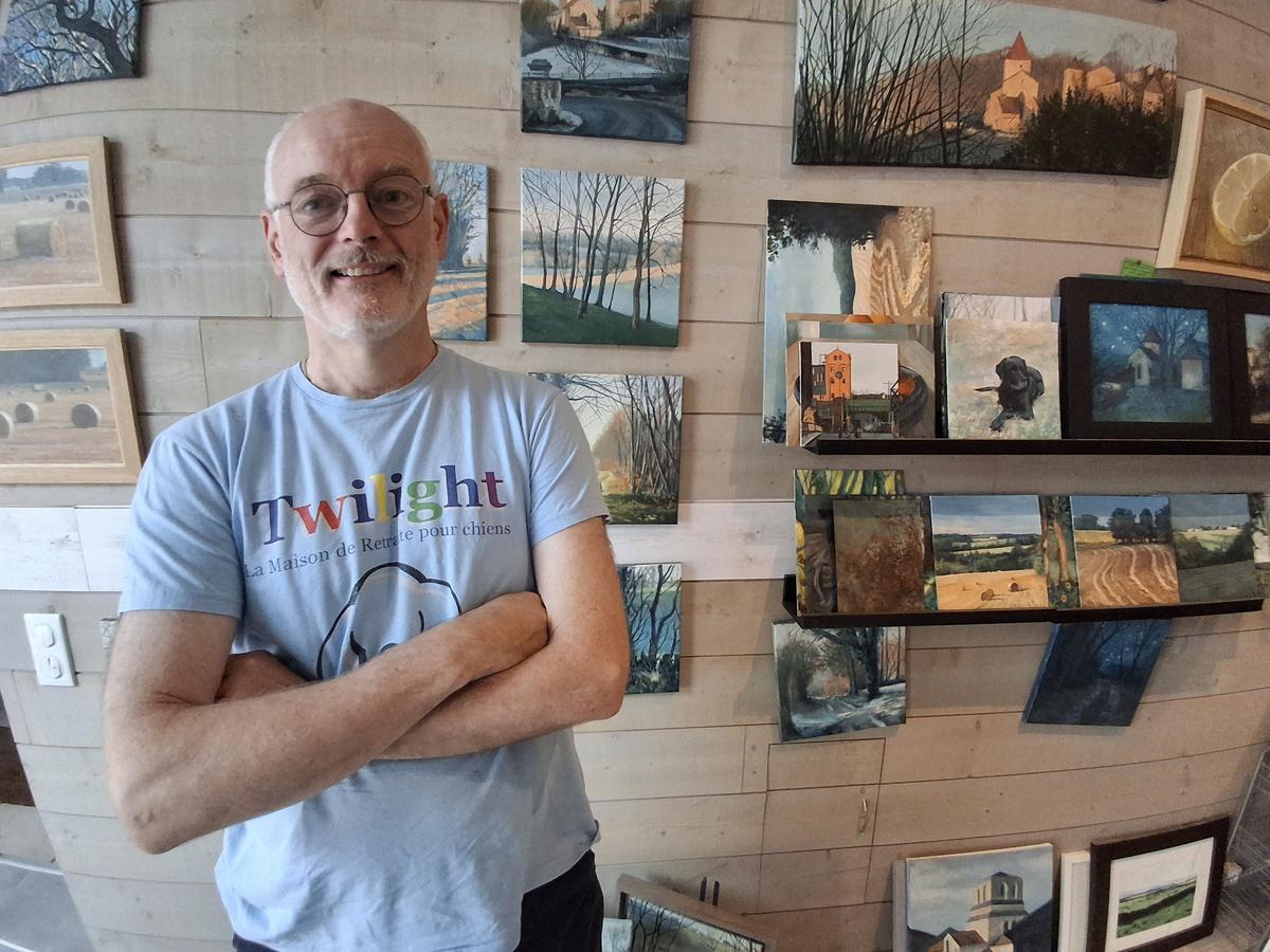 « C’est toujours beau ici même quand il pleut » : le peintre anglais Henry Martin sublime les chemins charentais de randonnée dans une expo à Saint-Claud