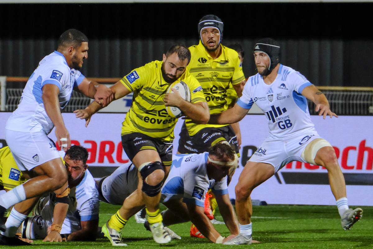 Les Montois de Florian Dufour et Wahel Ponpon, dépassés dans le deuxième acte, n’ont pas réussir à tenir la cadence face à Colomiers.