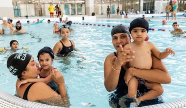 près de Bordeaux, la piscine Cazalet satisfait ses premiers nageurs