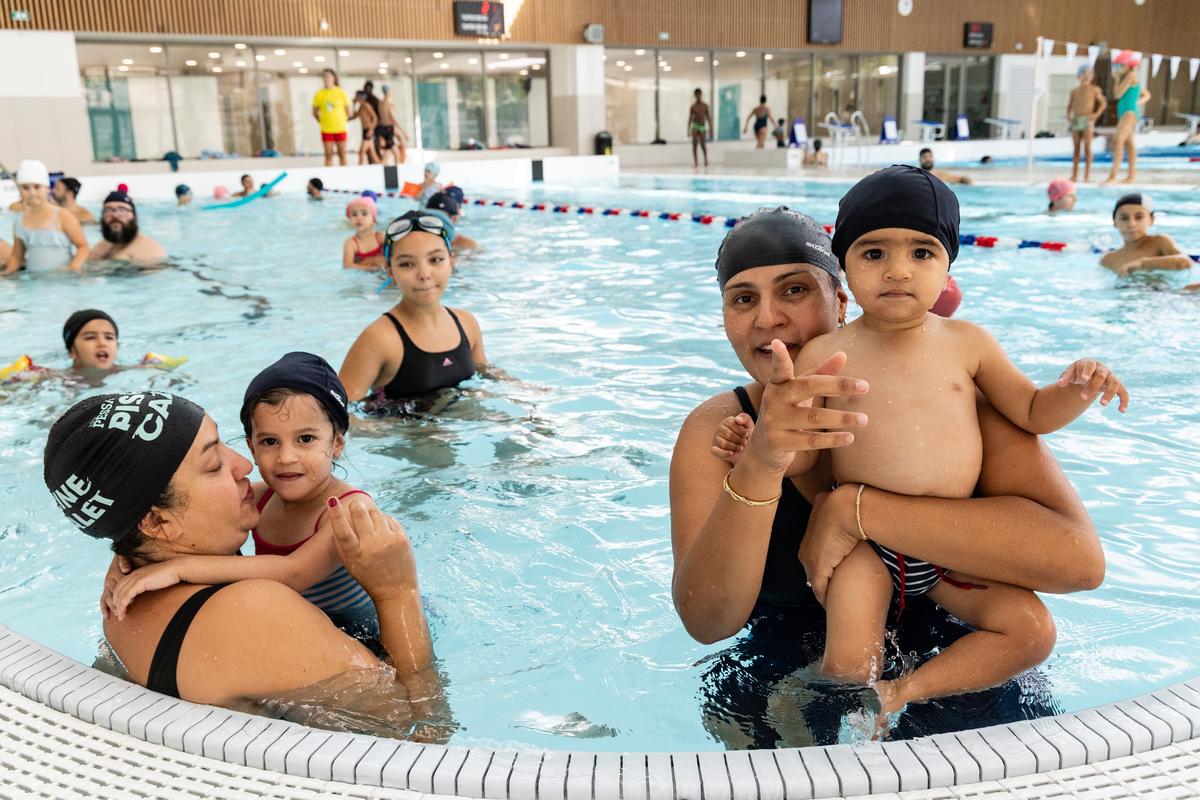 près de Bordeaux, la piscine Cazalet satisfait ses premiers nageurs