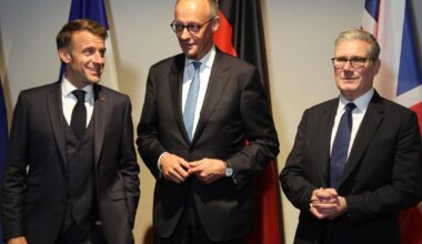 Macron, Starmer, Merz réuniront dimanche en visio les pays de la «coalition des volontaires»