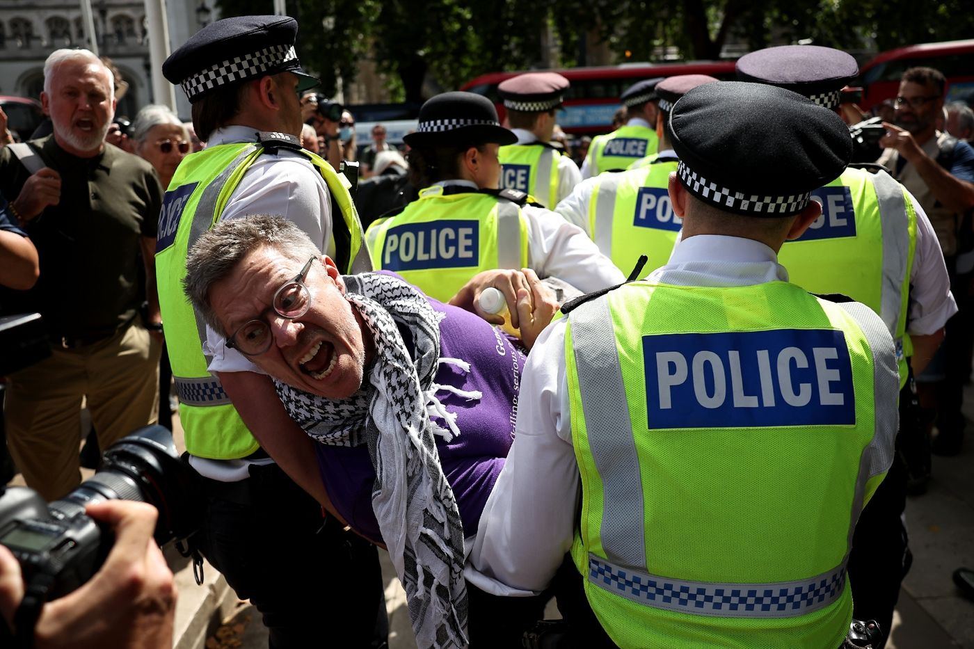 466 arrestations lors d'une manifestation en soutien au groupe interdit Palestine Action