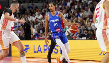 Basket : les Bleus sans Risacher ni Poirier pour le deuxième duel face à l'Espagne - Le Figaro