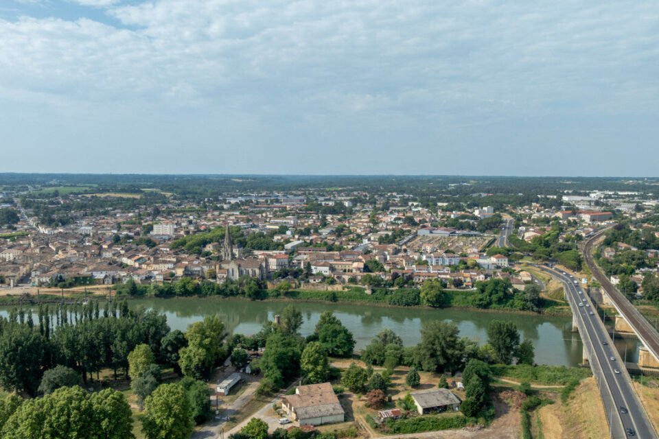 langon vu du ciel