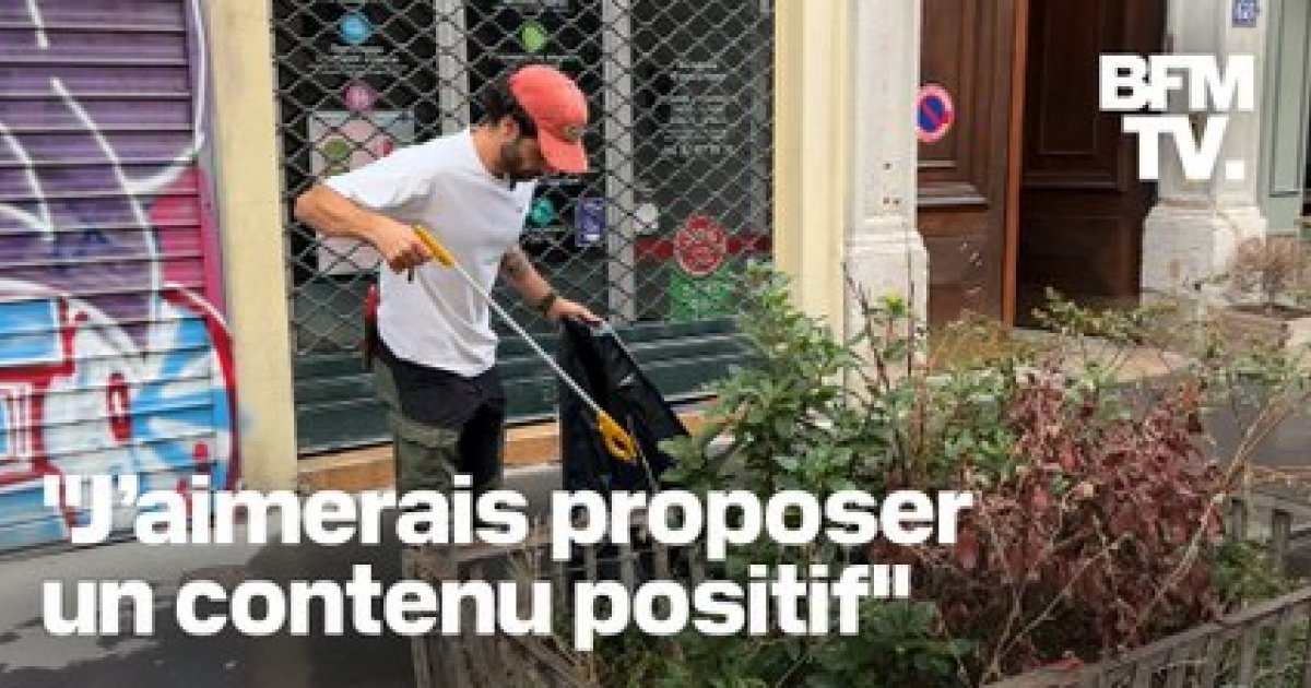ROBIN DE BFM - Il nettoie bénévolement les rues de Lyon : Actualités